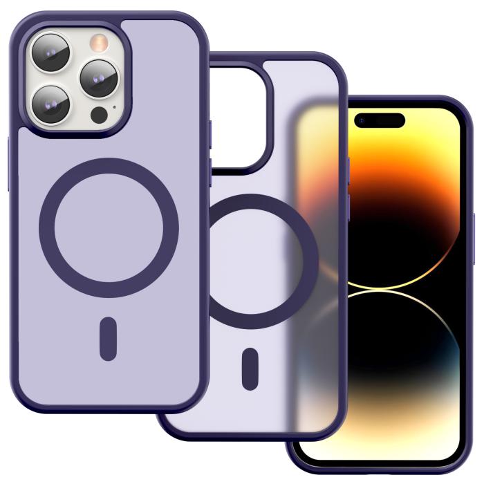 Bild 2, ColorPop iPhone 14 Pro Max Skal CH MagSafe Matt Lila