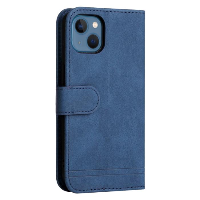 Bild 3, iPhone 14 Fodral Skin Touch Blå
