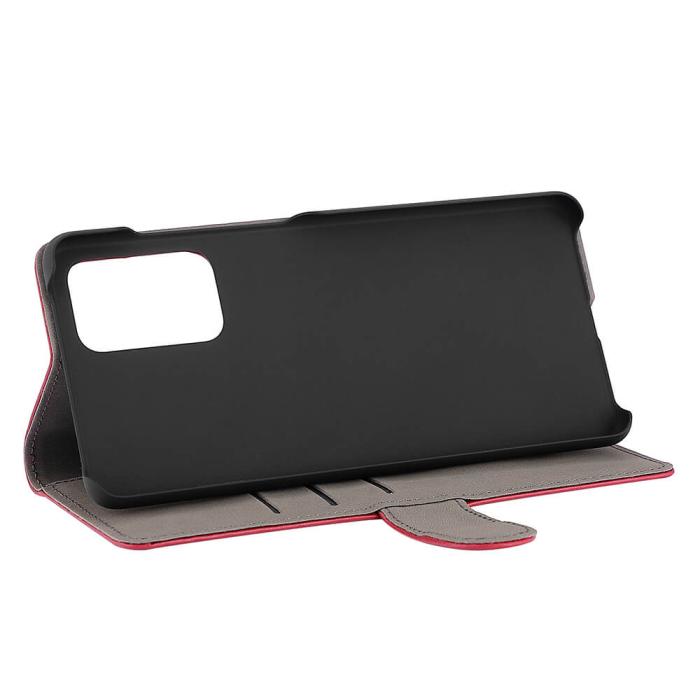 Bild 5, GEAR Samsung Galaxy A72 Fodral Läder Röd