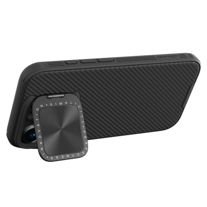 Bild 3, NILLKIN iPhone 16 Pro Skal MagSafe CamShield Prop Kickstand Svart