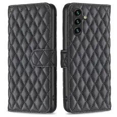 Samsung Galaxy A55 5G Fodral Diamond Läder Svart