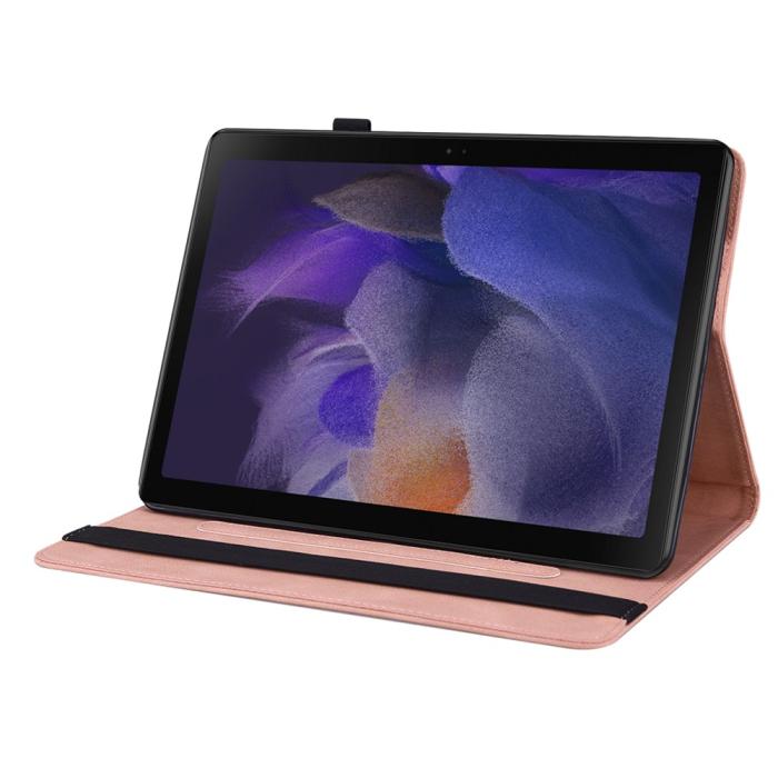 Bild 3, Samsung Galaxy Tab A11 Plus Fodral Butterfly Flower Rosa