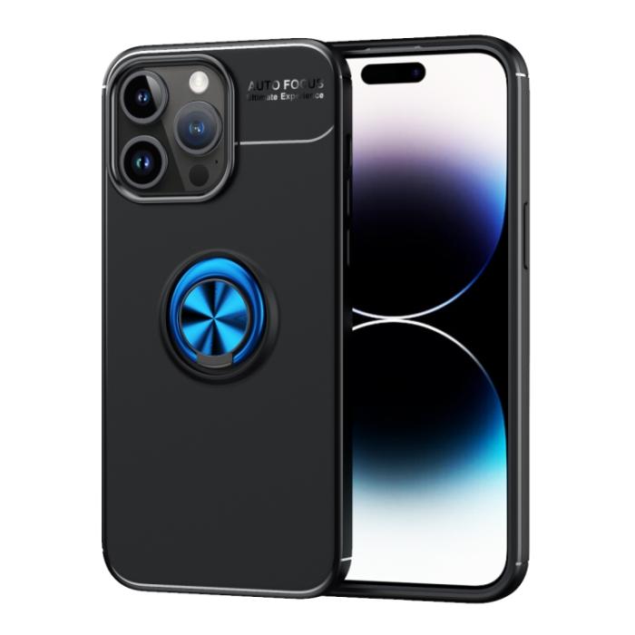 Bild 1, iPhone 15 Pro Max Skal Ring Svart/Blå