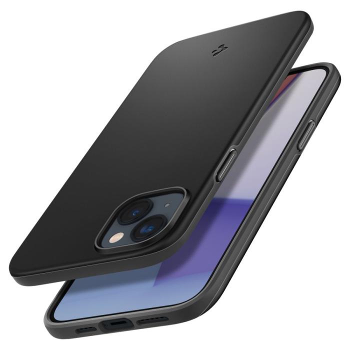 Bild 6, Spigen iPhone 15 Plus / 14 Plus Skal Thin Fit Svart