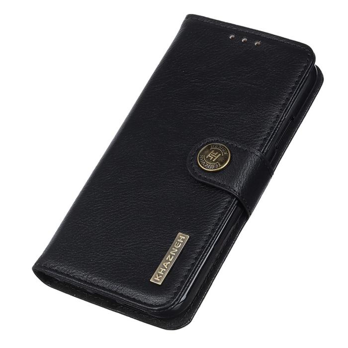 Bild 4, KHAZNEH Motorola Moto E22i Fodral Läder Svart