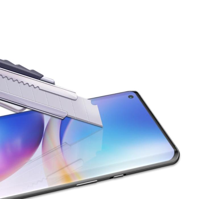 Bild 5, OnePlus 9 Pro - AMORUS 3D Kurvat Skärmskydd I Härdat Glas