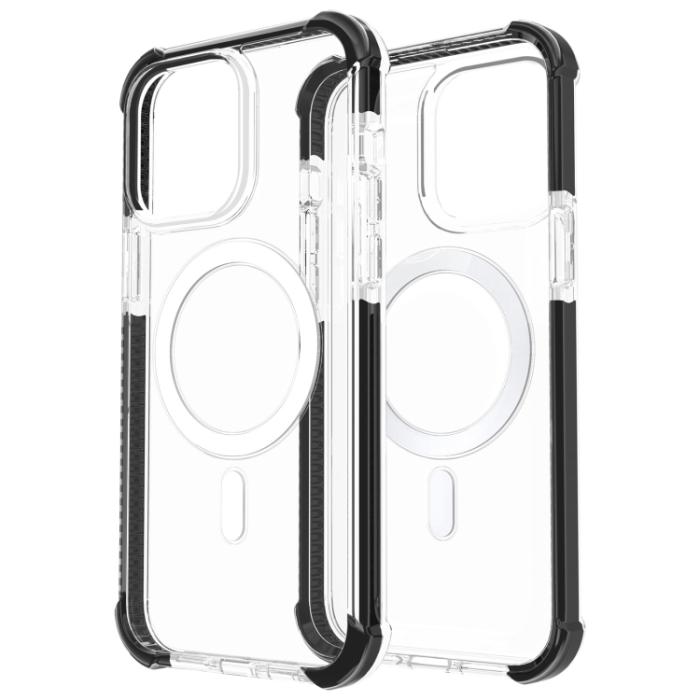Bild 3, iPhone 15 Pro Skal Shockproof MagSafe Hybrid Svart