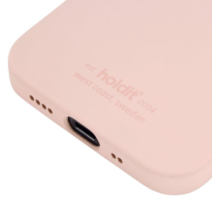 Bild 5, iPhone 12 Mini - holdit Mobilskal Silikon - Blush Pink