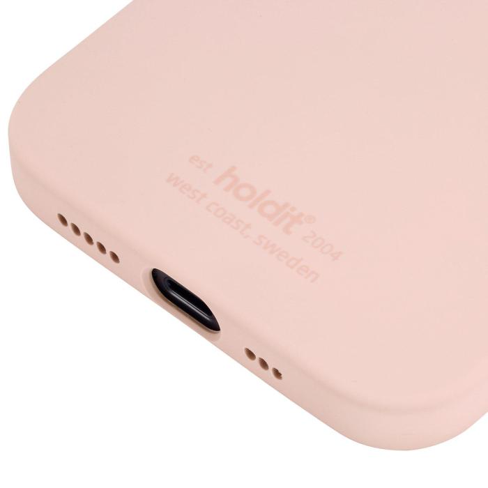 Bild 5, iPhone 12/12 Pro - holdit Mobilskal Silikon - Blush Pink