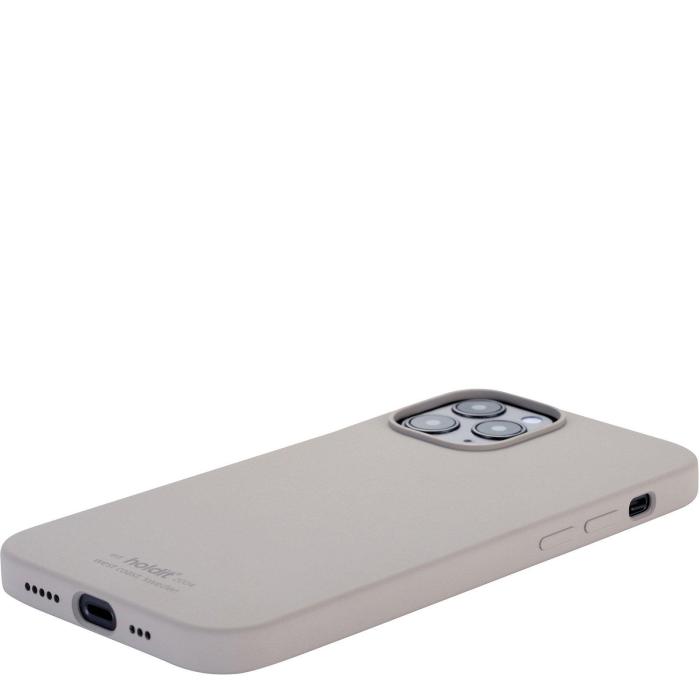 Bild 4, iPhone 12/12 Pro - holdit Mobilskal Silikon - Taupe