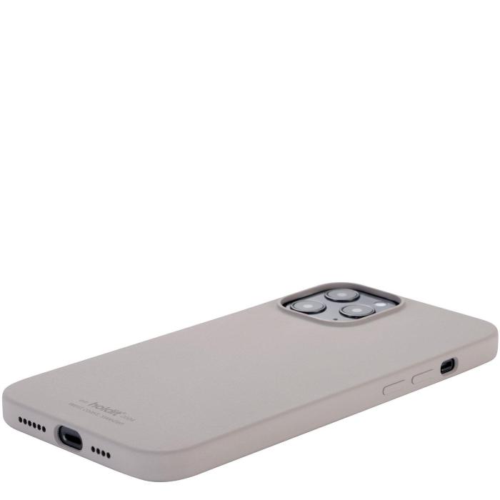 Bild 4, iPhone 12 Pro Max - holdit Mobilskal Silikon - Taupe