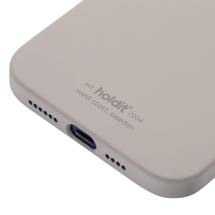 Bild 5, iPhone 12 Pro Max - holdit Mobilskal Silikon - Taupe