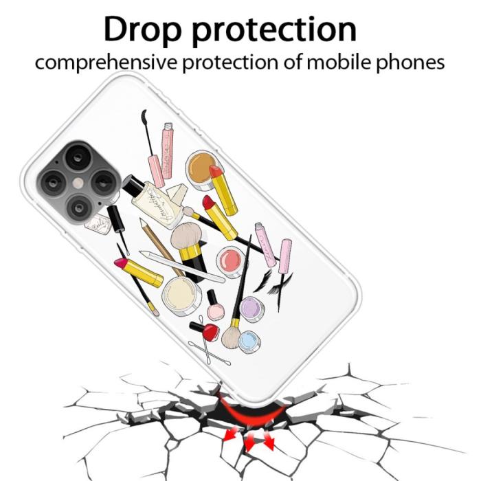 Bild 2, iPhone 12 Mini - Skal Med Tryck - Kosmetika