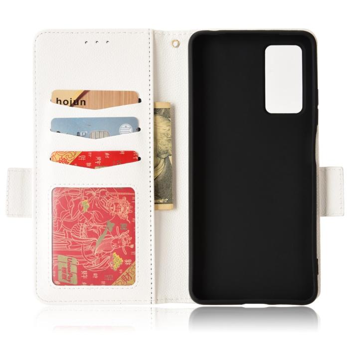 Bild 6, Xiaomi Redmi Note 11 Pro 5G Fodral Litchi Textur Vit