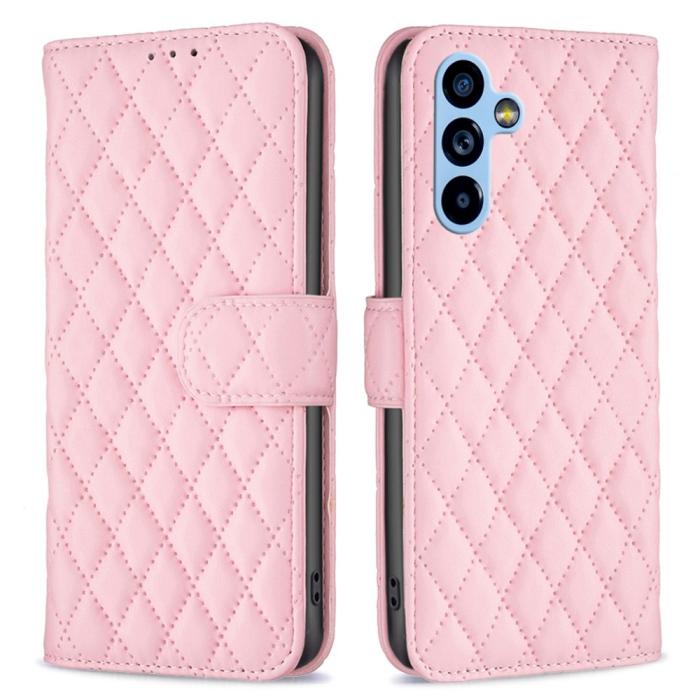 Bild 1, Samsung Galaxy A54 5G Fodral Diamond Läder Ljus Ro