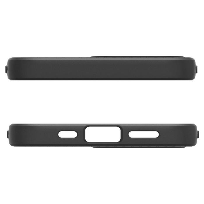 Bild 4, Spigen iPhone 17e / 16e Skal MagSafe Liquid Air Matt Svart