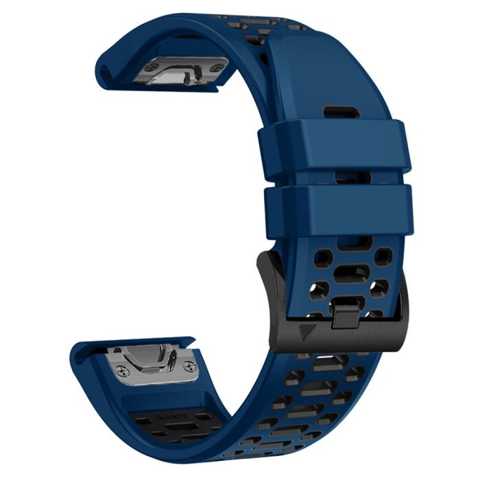 Bild 2, Klockarmband 26 mm Dual-Color Robust Blå/Svart