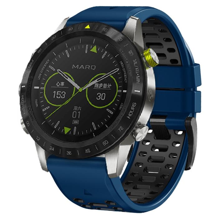 Bild 4, Klockarmband 26 mm Dual-Color Robust Blå/Svart