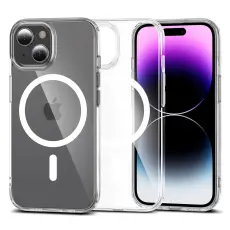 Tech-Protect iPhone 15 Skal MagSafe FlexAir Hybrid Transparent