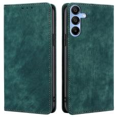 Samsung Galaxy A15 4G/5G Fodral Retro RFID Läder Grön