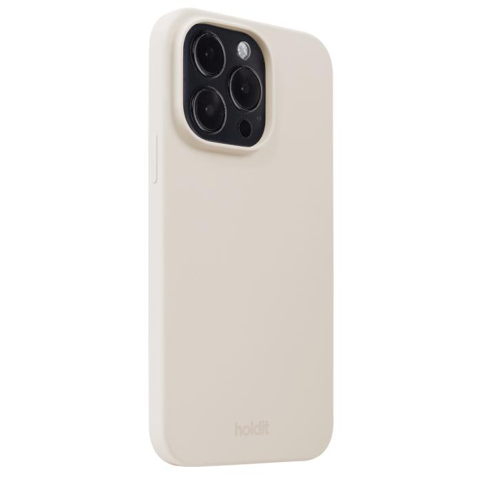 Bild 2, holdit iPhone 14 Pro Skal Silikon Ljus Beige