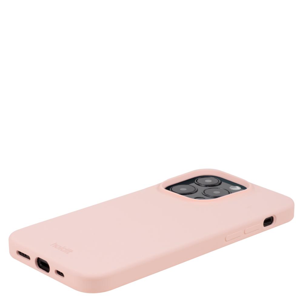 holdit iPhone 14 Pro Skal Silikon Blush Pink