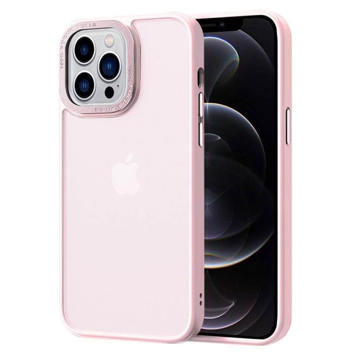 Bild 1, iPhone 12 / 12 Pro Skal Classic Hybrid Matt Rosa