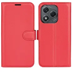 Honor 400 Smart Fodral Litchi L&auml;der R&ouml;d