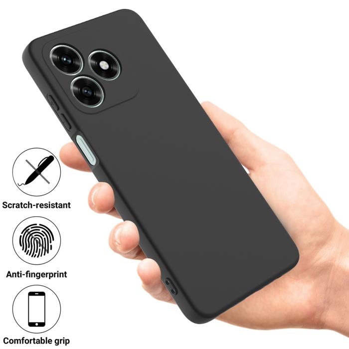 Bild 2, Honor X5c Plus Skal Liquid Silikon Svart