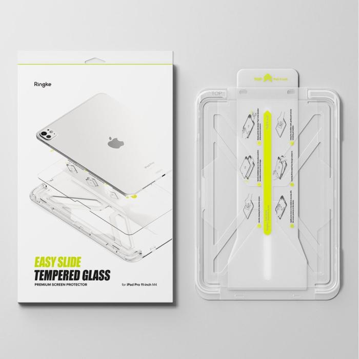 Bild 4, Ringke iPad Pro 11 2024 Skärmskydd Easy Slide Transparent