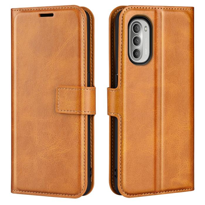 Bild 1, Motorola Moto G51 Fodral PU Läder Brun