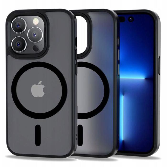 Bild 1, Tech-Protect iPhone 12 Pro Max Skal Magmat MagSafe Matt Svart