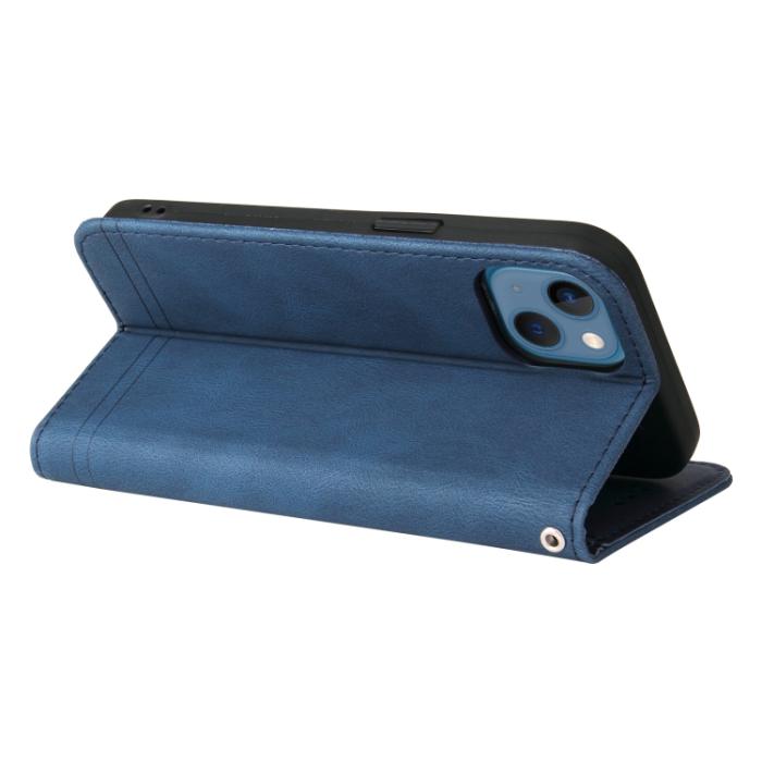 Bild 5, iPhone 14 Fodral Skin Touch Blå