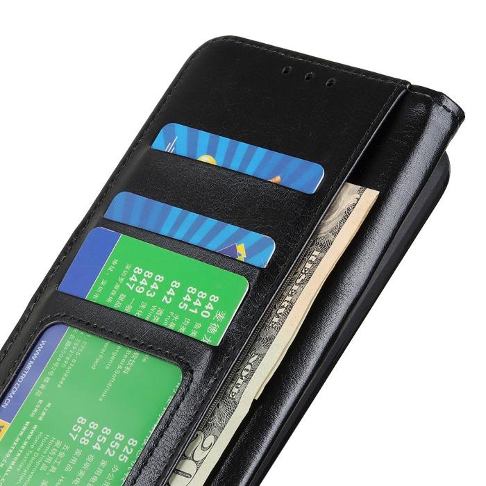 Bild 4, iPhone 15 Plus Fodral Crazy Horse Retro Svart
