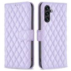 Samsung Galaxy A55 5G Fodral Diamond Läder Lila