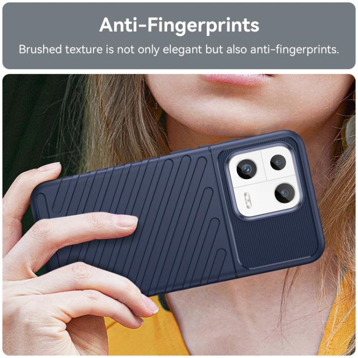 Bild 5, Xiaomi 13 5G Skal Twill Textur Blå