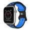 Sportarmband Dual-Color Apple Watch 41/40/38 mm (M/L) Svart/Blå