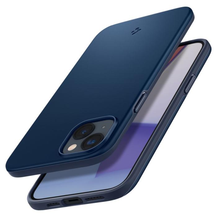 Bild 6, Spigen iPhone 15 Plus / 14 Plus Skal Thin Fit Navy Blue