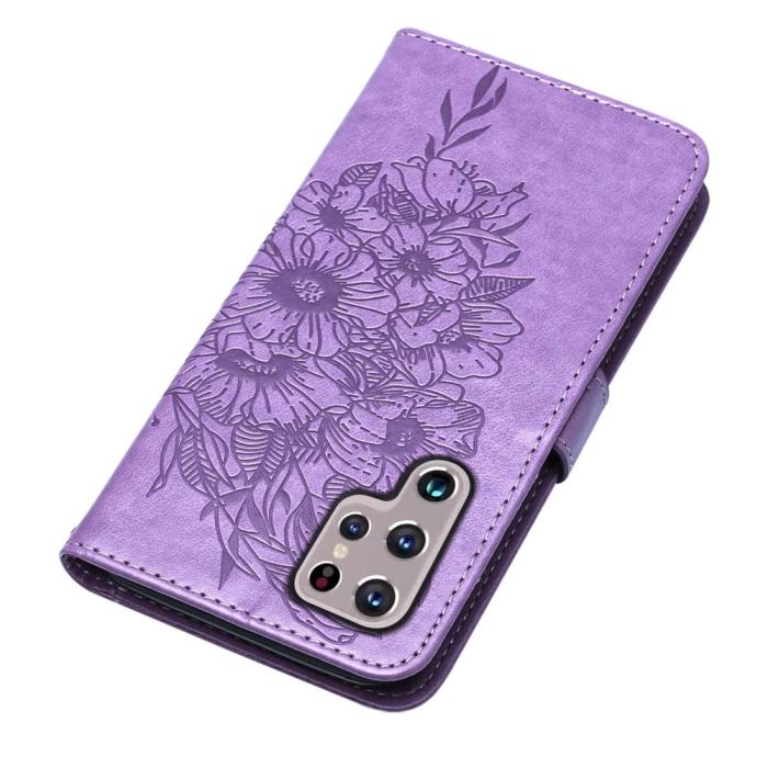 Bild 5, Samsung Galaxy S23 Ultra Fodral Fjäril Tryck Lila