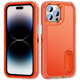 iPhone 14 Pro Max Skal 3in1 Shockproof Xtreme Transparent/Orange