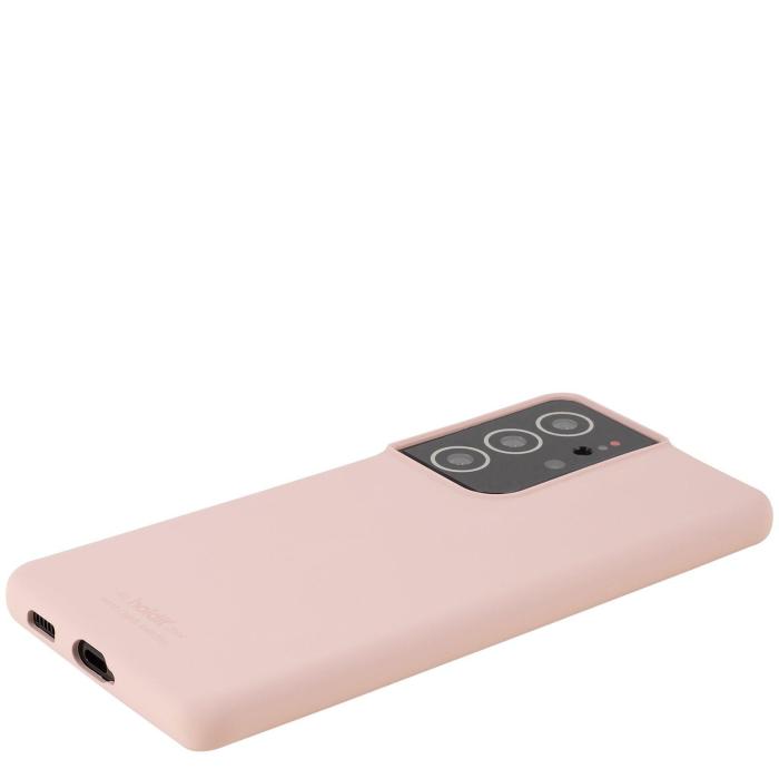Bild 3, Samsung Galaxy S21 Ultra - holdit Mobilskal Silikon - Blush Pink