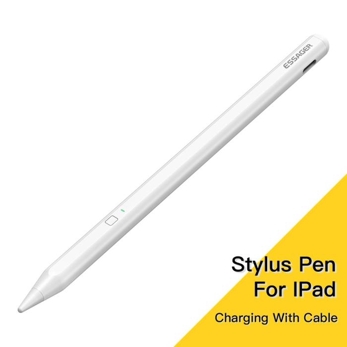 Bild 2, ESSAGER Stylus Touch Pen Med Trådlös Laddning Vit