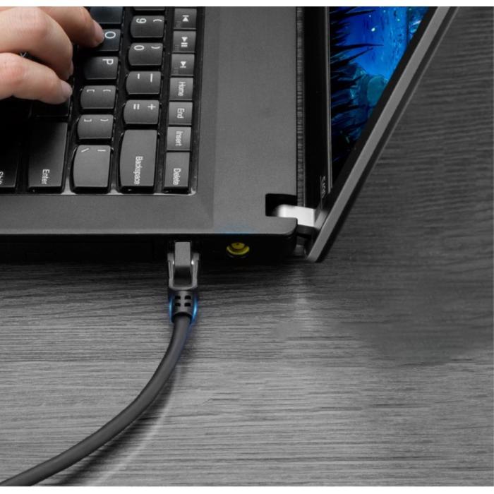 Bild 6, CableCreation 1 m Cat8 40Gbps S/FTP Nätverkskabel Svart