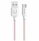 USAMS 1 Meter Type-C Kabel - Roséguld