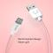 USAMS 1 Meter Type-C Kabel - Roséguld