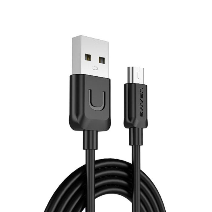 Bild 1, USAMS 1 Meter Type-C Kabel - Svart