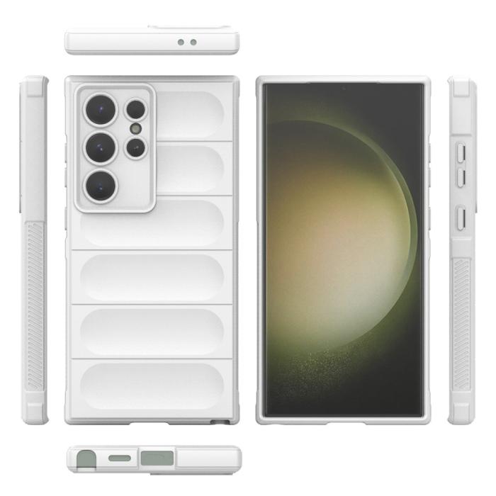 Bild 2, Samsung Galaxy S24 Ultra Skal Magic Shield Vit