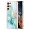 Samsung Galaxy S23 Ultra Skal Marmor TPU Grön