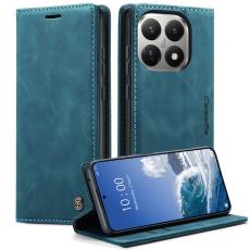 CASEME Xiaomi 15T Fodral Flip Retro L&auml;der Bl&aring;