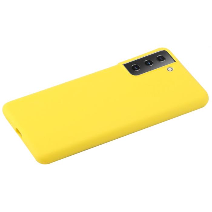 Bild 2, Samsung Galaxy S22 Plus Skal Matt TPU Gul